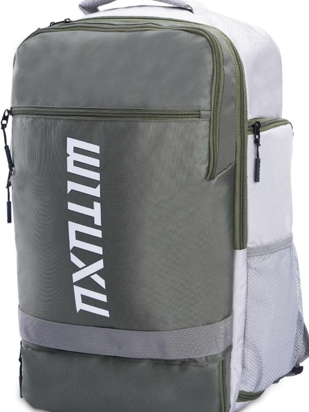 Brand new Olive and White pickleball bag -